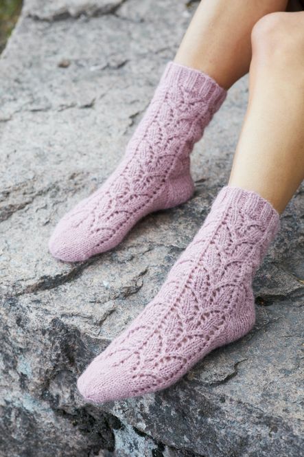 Hovedbilde  Lyngsokker strikkepakke