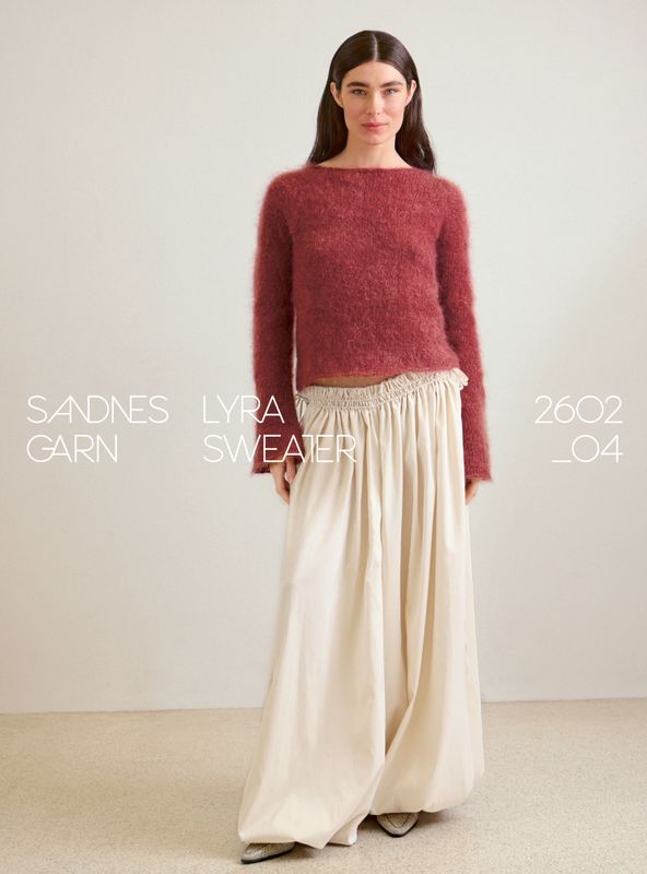 2602 DIY Nr. 4 Lyra Sweater oppskrift
