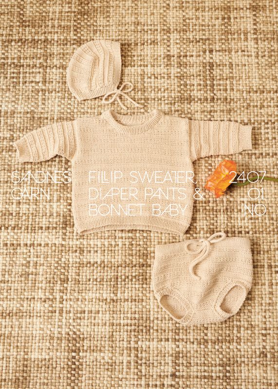 Enkeltoppskrift / 2407 Sommerbaby / Nr. 1c 