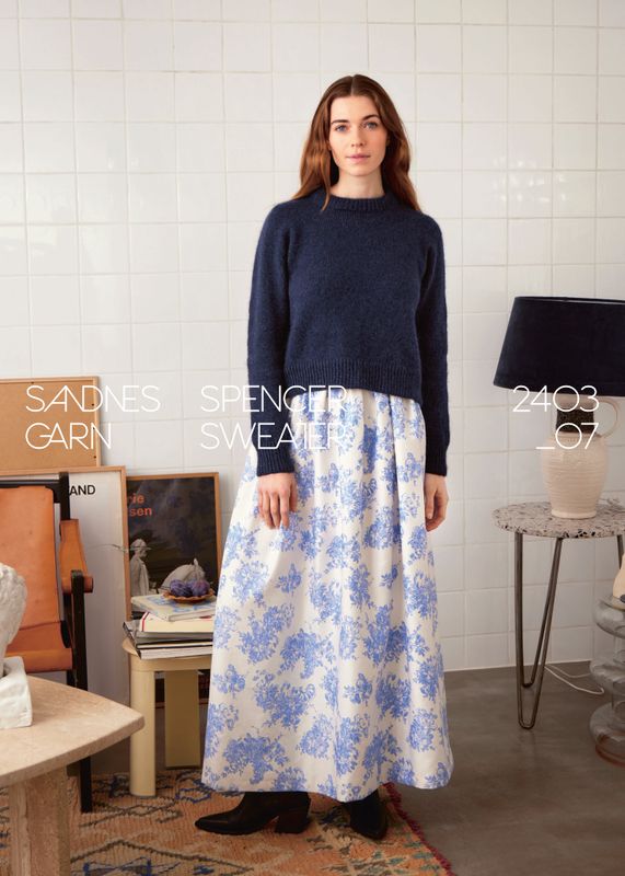 Enkeltoppskrift / 2403 DIY / Nr. 7 Spencer sweater