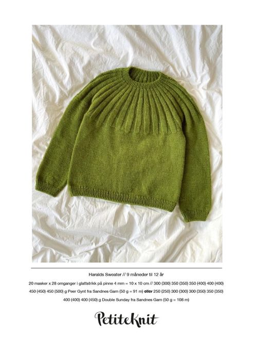 Hovedbilde PK-7 Haralds sweater 2.0 oppskrift