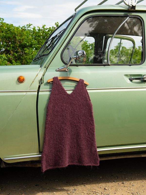 Meadow Dress junior (burgunder)