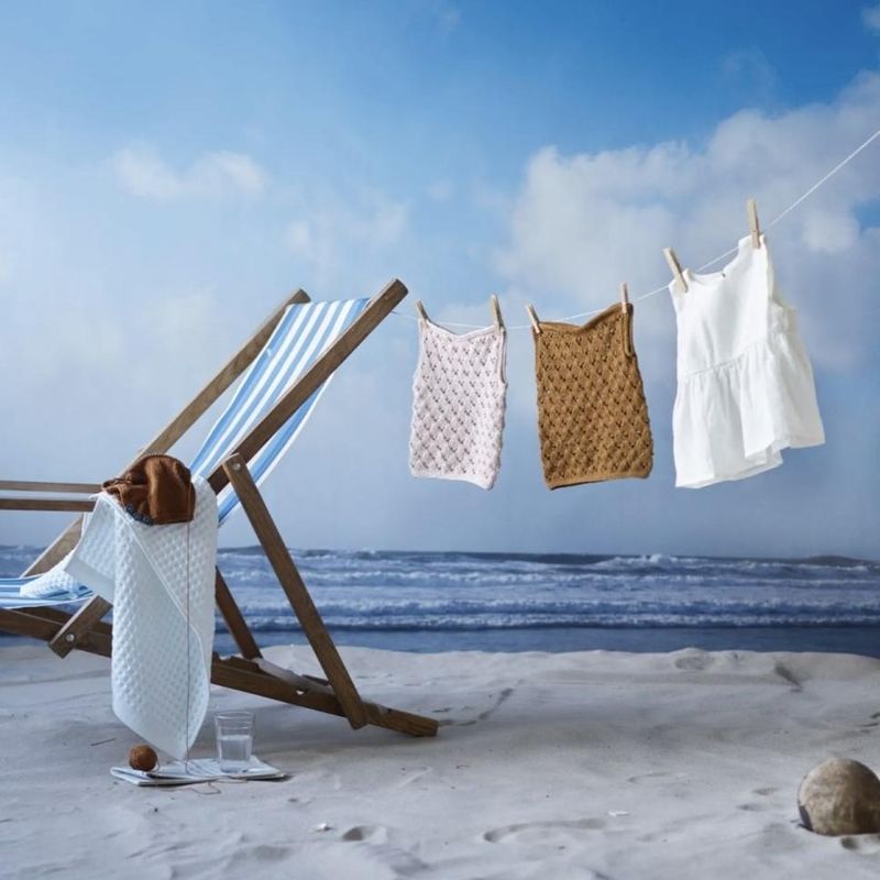 Strandtopp - Gratis strikkeoppskrift
