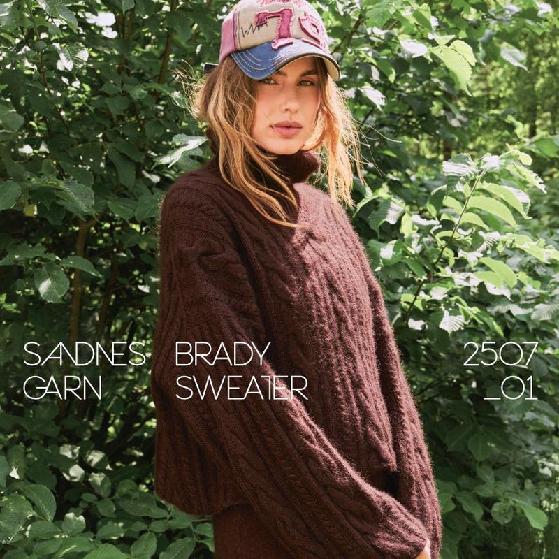Enkeltoppskrift / 2507 DIY Brady Sweater / Nr. 1a 