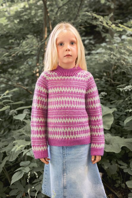 Hovedbilde Kleiva Barnegenser (i Mini Alpakka)