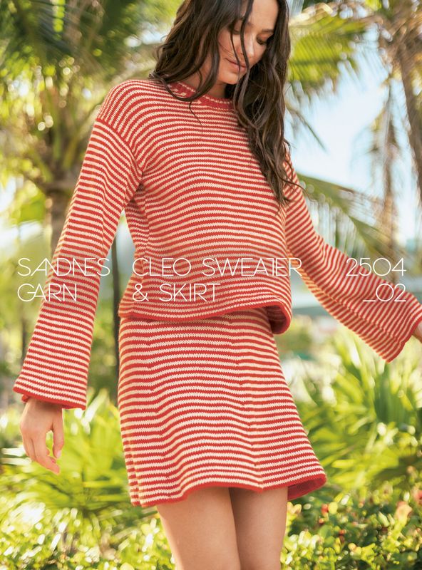  2504  Nr. 2 Cleo sweater oppskrift
