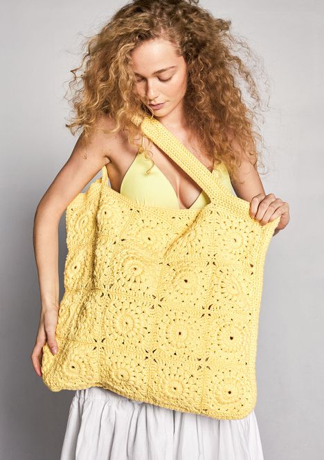 Hovedbilde Buttercup beachbag - Gratis strikkeoppskrift